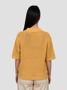 Polo ocra ARGANALF maglia skipper ARGANAFL 013 ECRU ECOALF 
