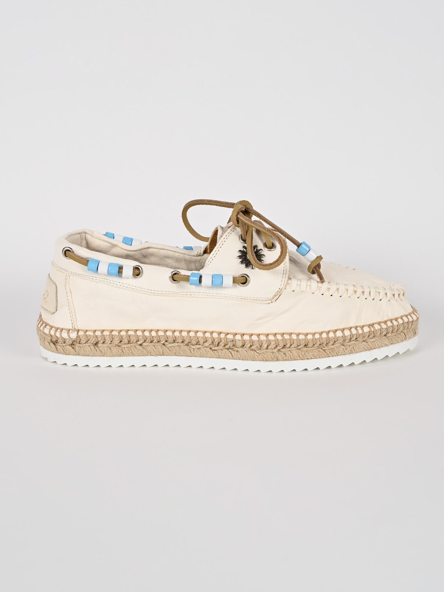 Mocassino bianco NAUTICO PARKER pelle lavata NAUTICO PARKER BIANCO LAGOA 