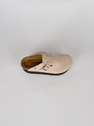 Sabot donna MARIA beige in pelle MARIA580 WHITE CUBANAS 