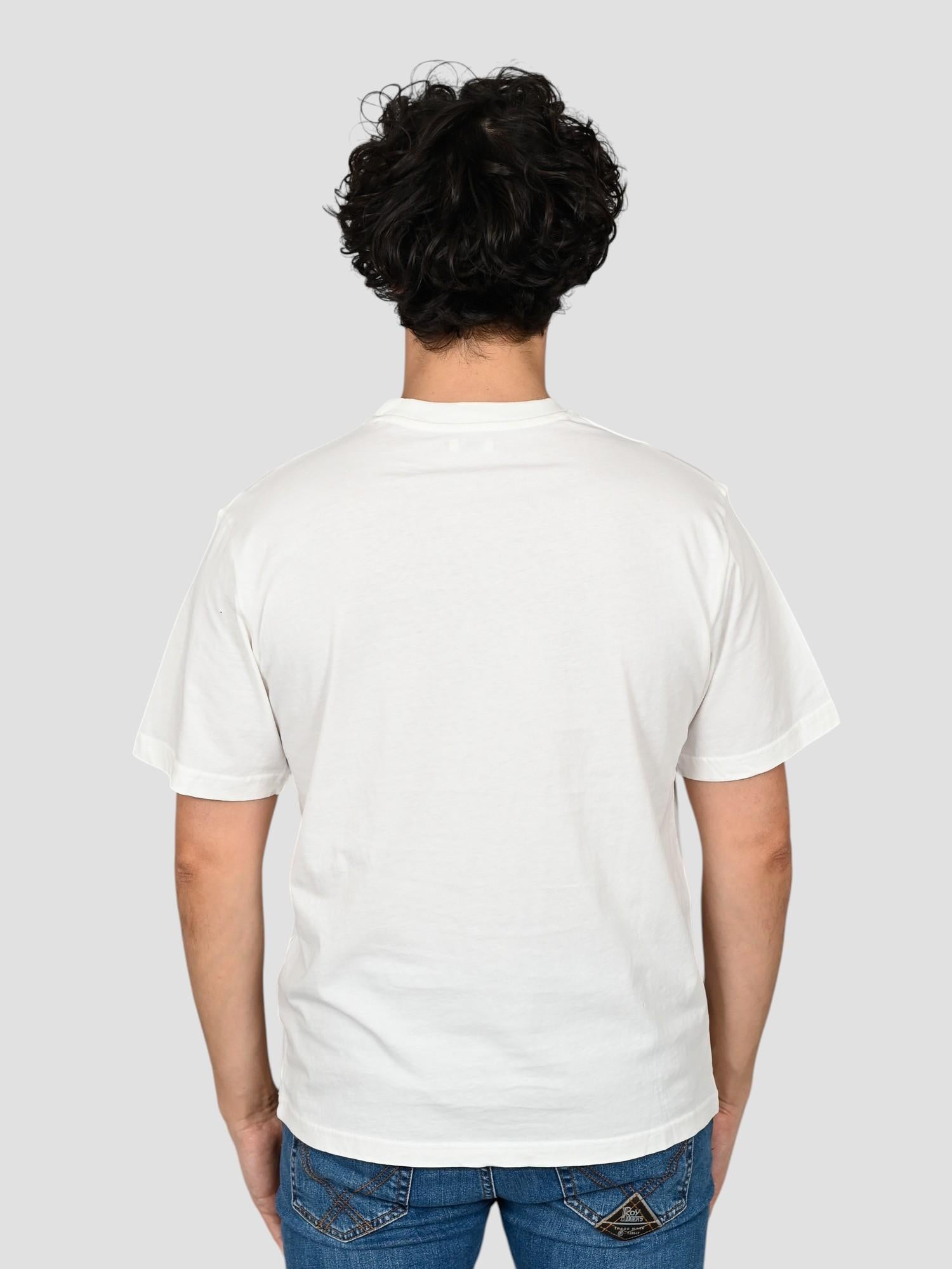 T-shirt panna POCKET MARINE flag SS260009 PANNA INTHEBOX 
