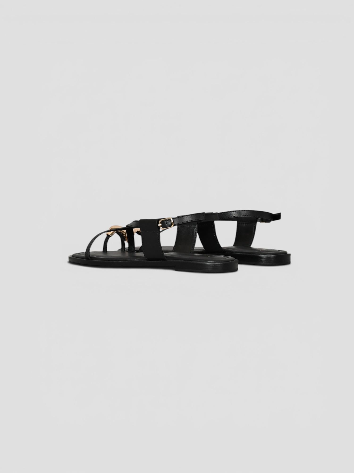 Sandalo cuoio 8176 TAN incrocio 8176 BLACK CORRIDONI MILANO 