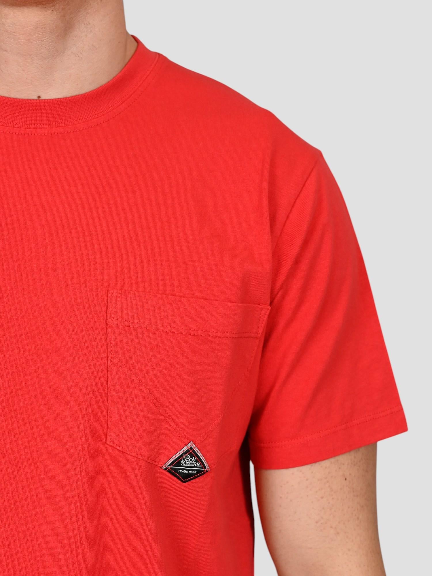 T-shirt coral POCKET MAN POCKET MAN CORAL ROY ROGER'S 