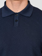 Polo basket blu WO 0861 WO 0861 0923 WOOL & CO. 