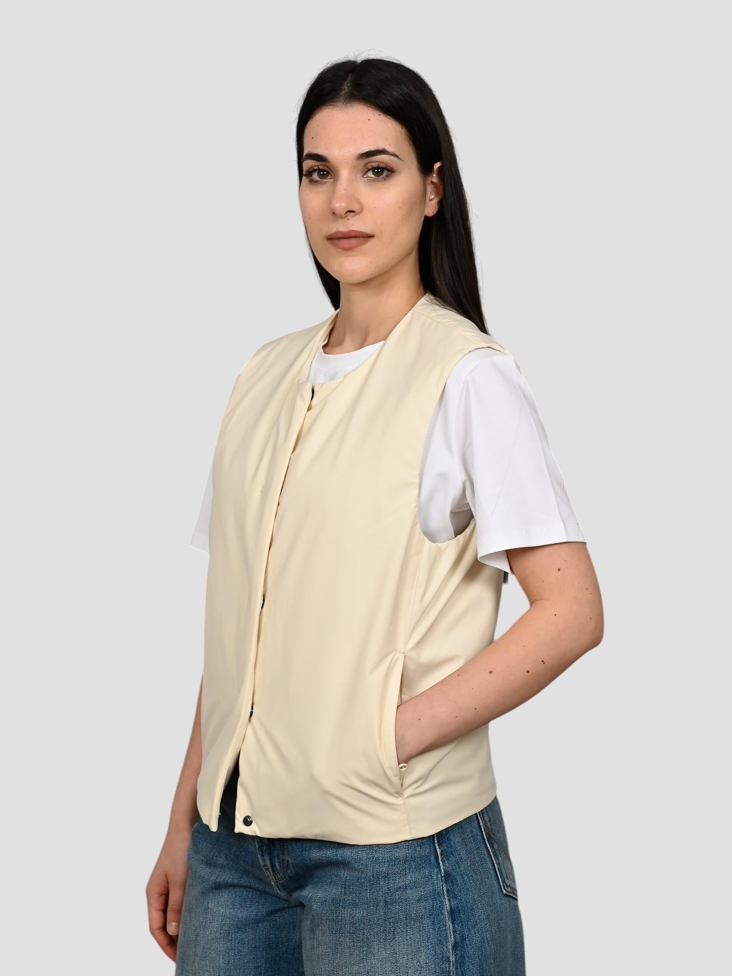 Gilet imbottitura leggera KARINALF creamy KARINALF 987 CREAMY ECOALF 