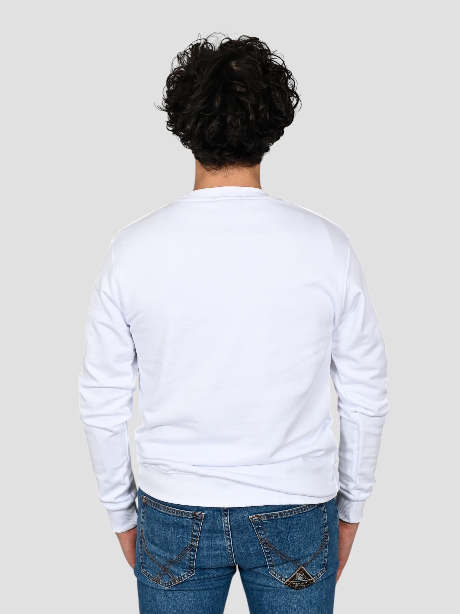 Felpa leggera A1107 BIANCO gin tonic A1107 BIANCO SUPERCULTURE CLOTHING 