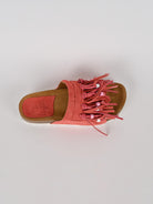 Ciabatta frange MAITE PASTEL suede corallo MAITE PASTEL CORALLO LAGOA 