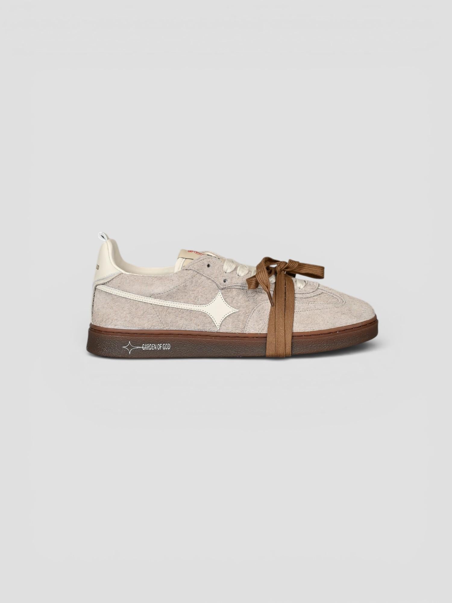 Sneakers taupe EARTH HAIRY suede EARTH SUEDE HAIRY GARDEN OF GOD 