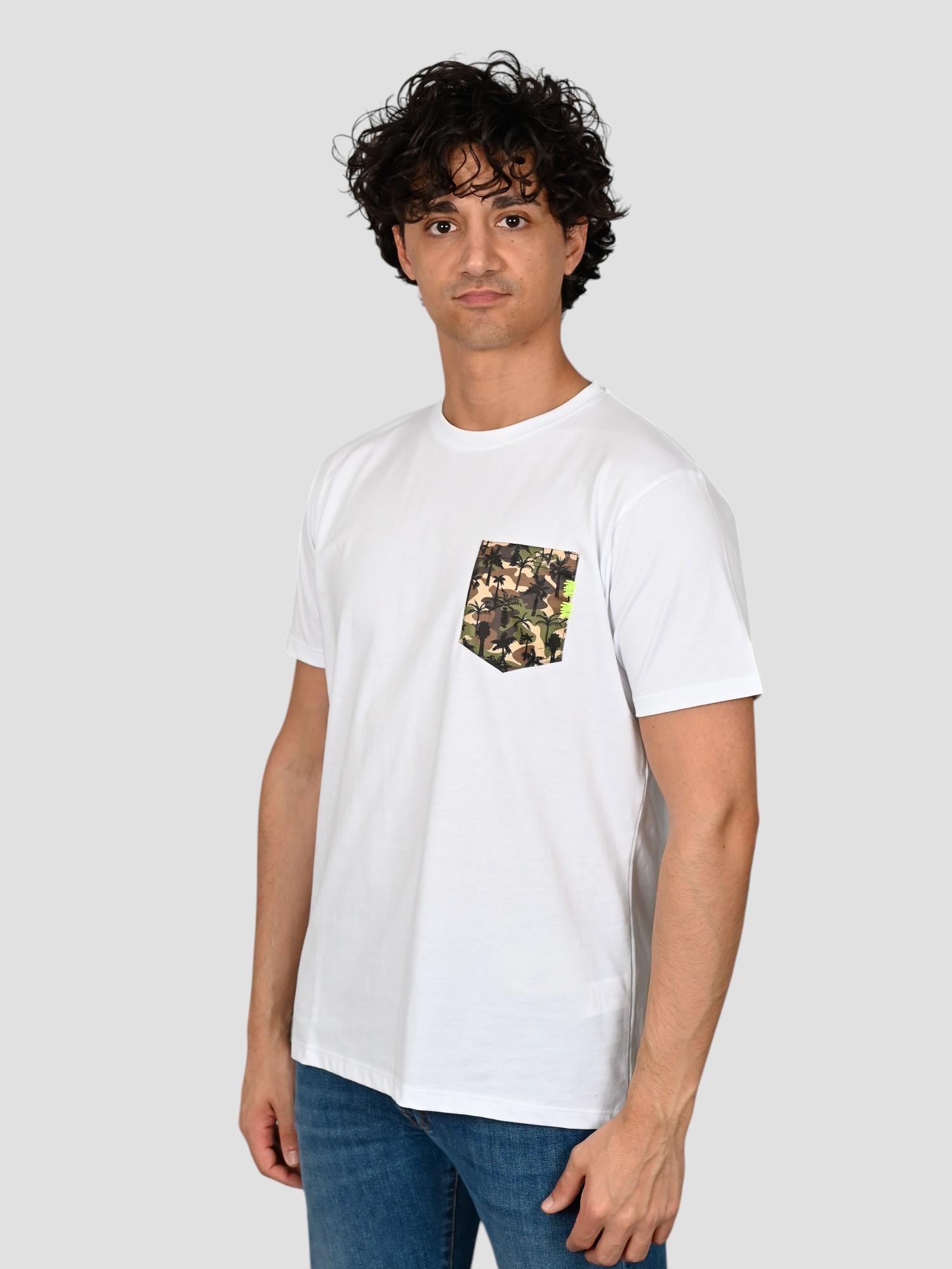 T-shirt A1041 WHITE taschino A1041 WHITE TASCH SUPERCULTURE CLOTHING 