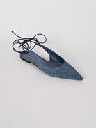 Slingback flats denim jeans marmorizado S220060048 DENIM SCHUTZ 