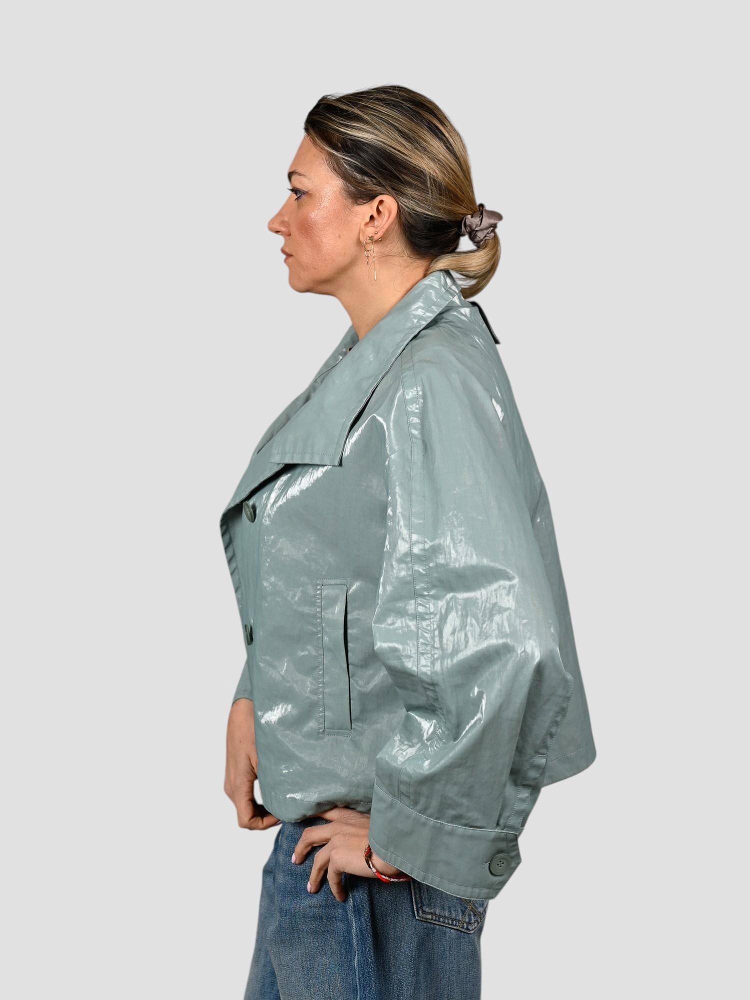 Giacca spalmata ELINA verde laguna ELINA VERDE LAGUNA DUNO 