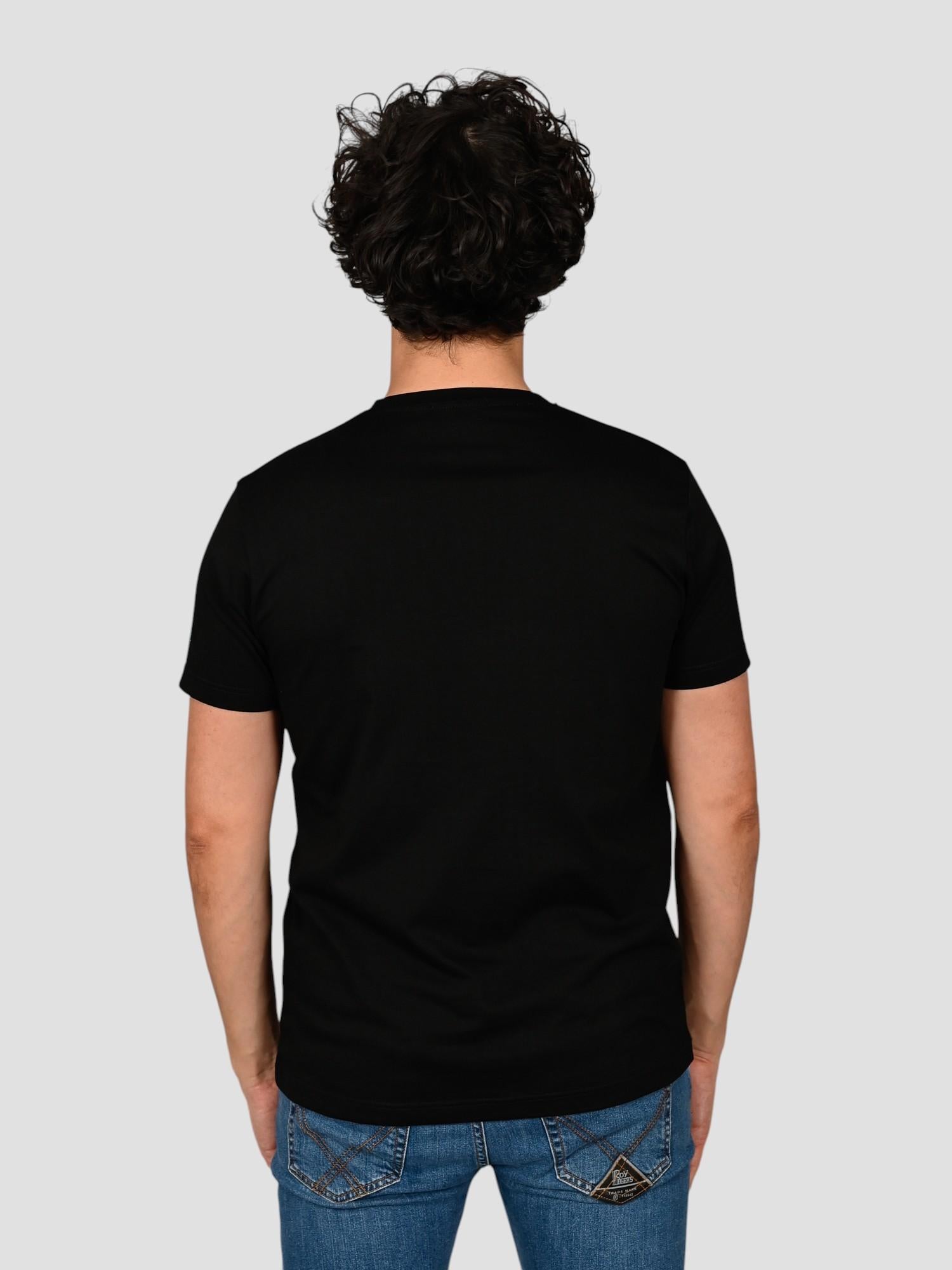 T-shirt A1113 NERO mojito addicted A1113 NERO SUPERCULTURE CLOTHING 