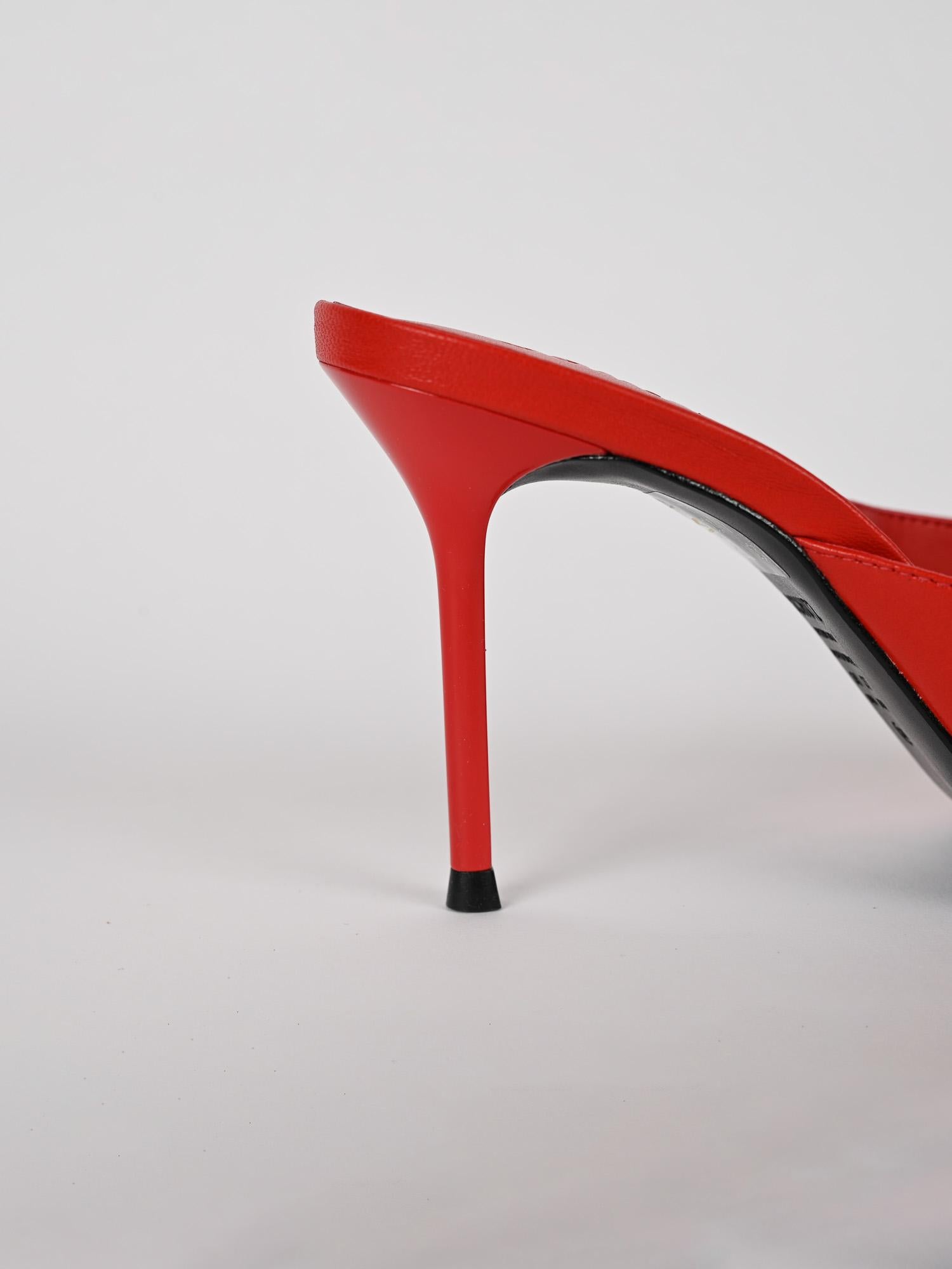 Sandalo donna rosso in pelle S220900008 RED SCHUTZ 