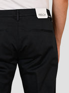 Chino blu STEFANO ventre piatto raso STEFANOT1 BLU VANDOM 