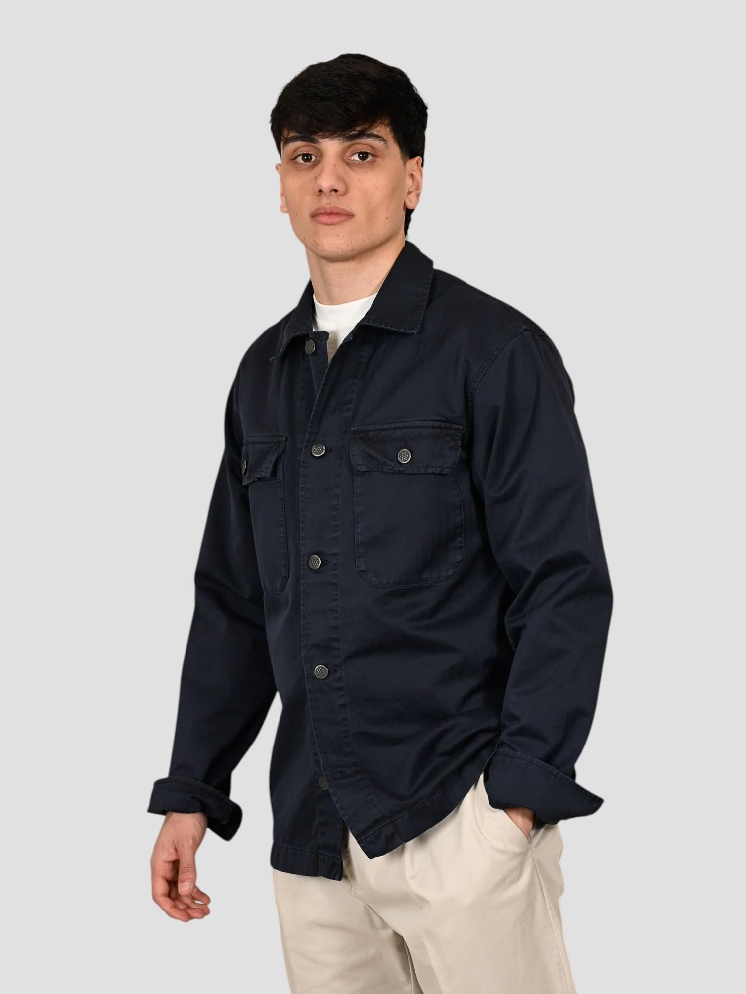 Giacca navy blue WILLYS FIELD HBT WILLYS FIELD NAVY BLU CHESAPEAKE'S 