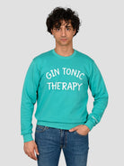 Felpa leggera A1137 VERDE gin tonic A1137 VERDE SUPERCULTURE CLOTHING 