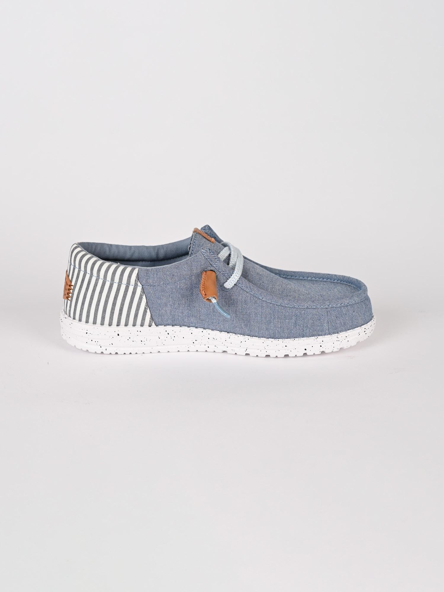 Scarpe leggere WALLY FUNK denim WALLY FUNK NU PREP FADED DENIM HEY DUDE 