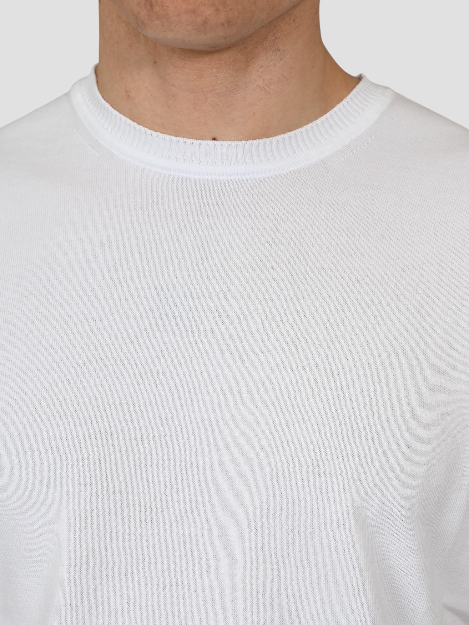 Maglia bianco ottico WO 0857 WO 0857 0900 WOOL & CO. 