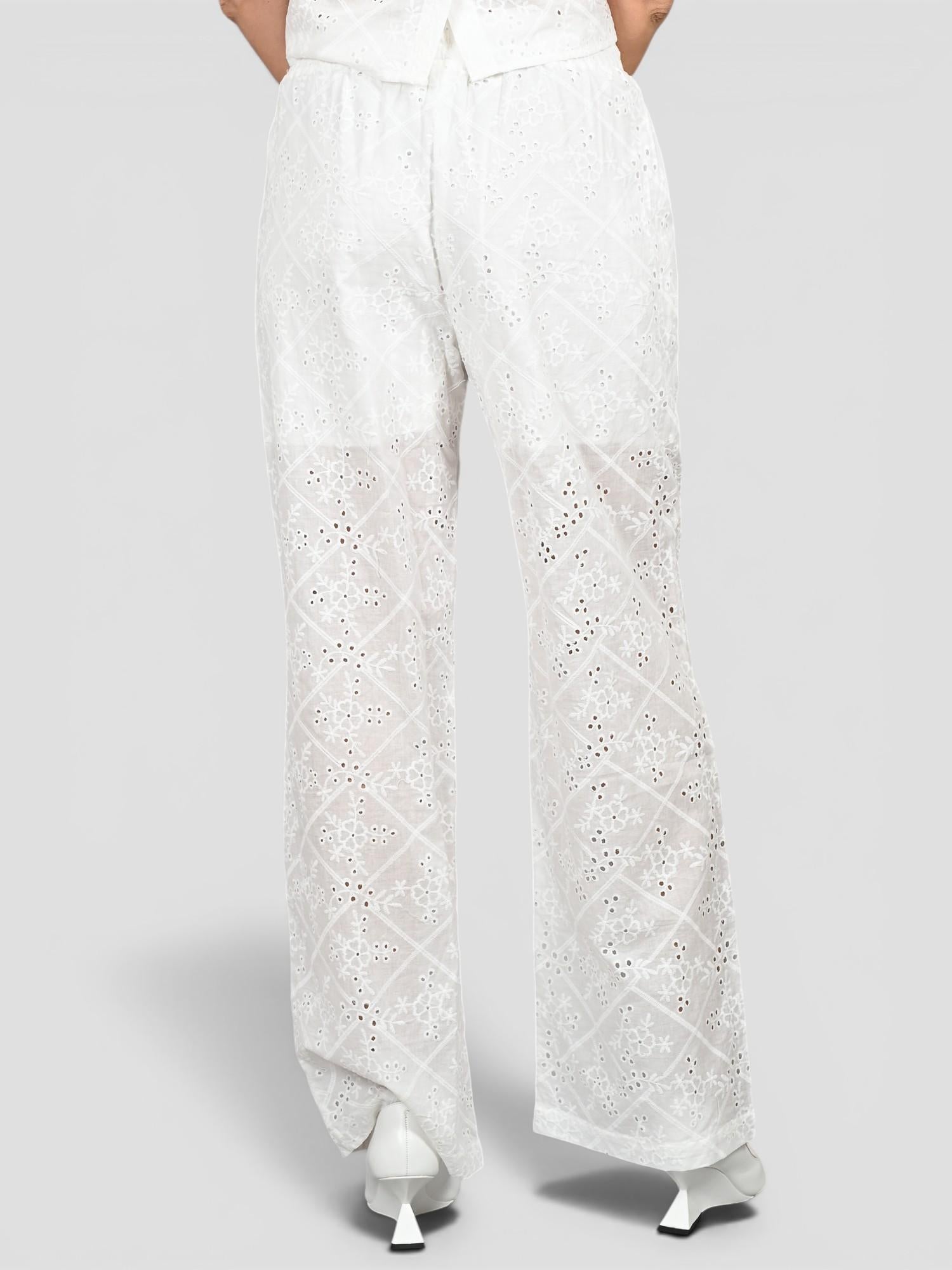 Pantalone bianco WW31504 sangallo WW31504 BIANCO WHITE WISE 