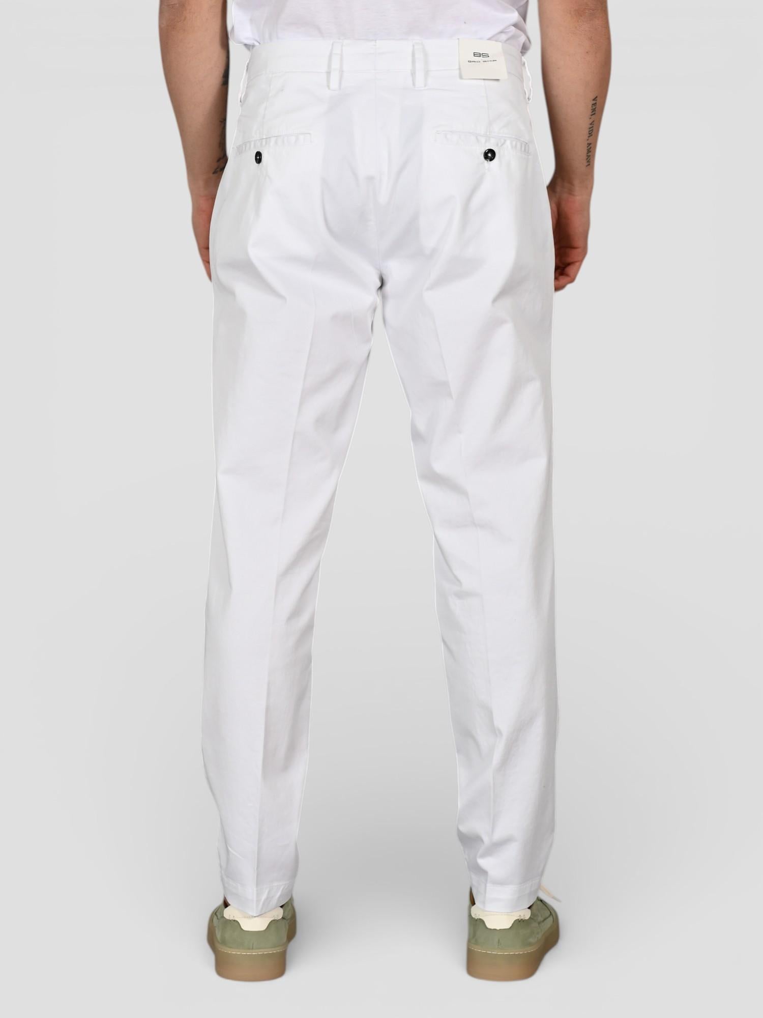 Pantalone bianco CHICAGO 8135 pence CHICAGO 8135 BIANCO BRO-SHIP 