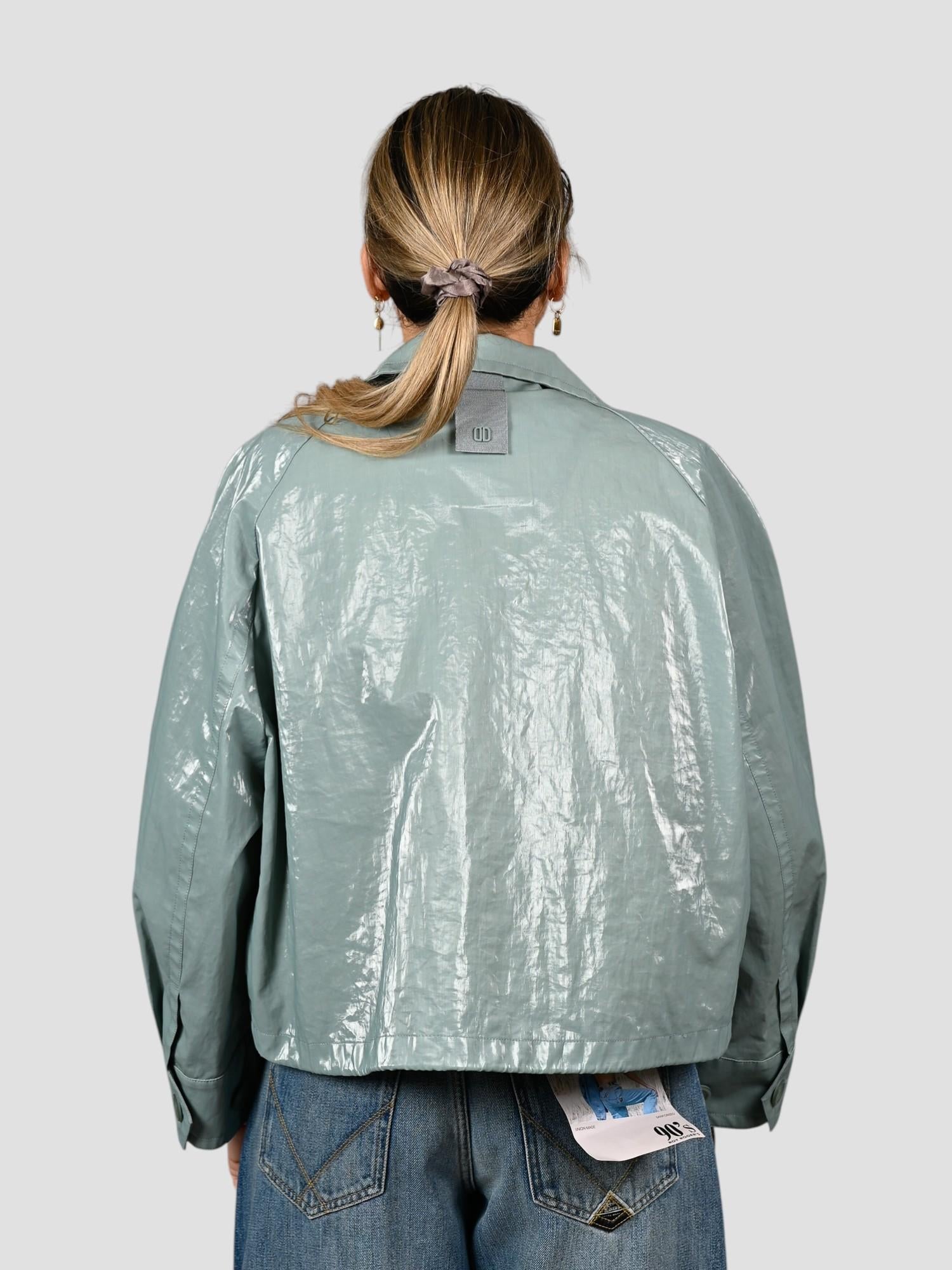 Giacca spalmata ELINA verde laguna ELINA VERDE LAGUNA DUNO 