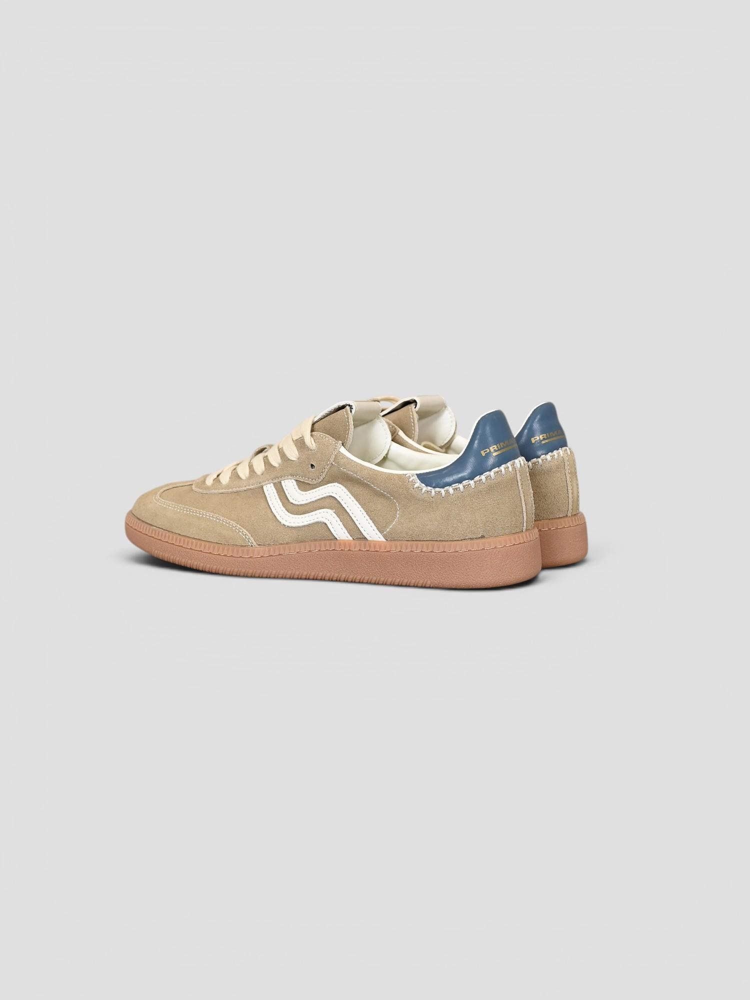 Sneakers suede 51461 012 sabbia blu 51461 012 PRIMABASE 