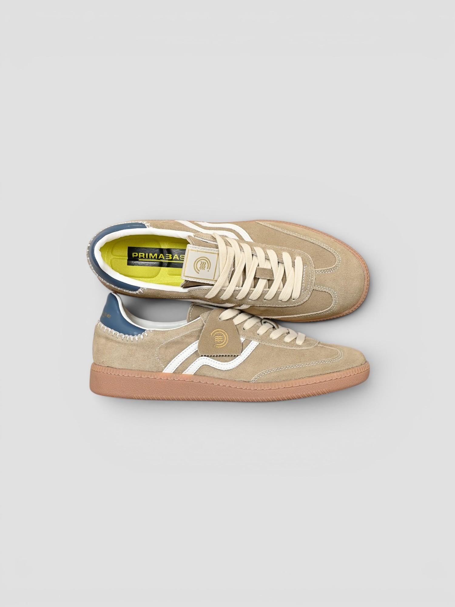 Sneakers suede 51461 012 sabbia blu 51461 012 PRIMABASE 