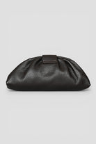 Clutch morbidone NERO pelle martellata artiginale CLUTCH MORBIDONE NERO ALBERTO LUTI 