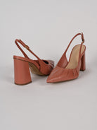 Slingback donna cipria block heel A1129000 30003 AREZZO 