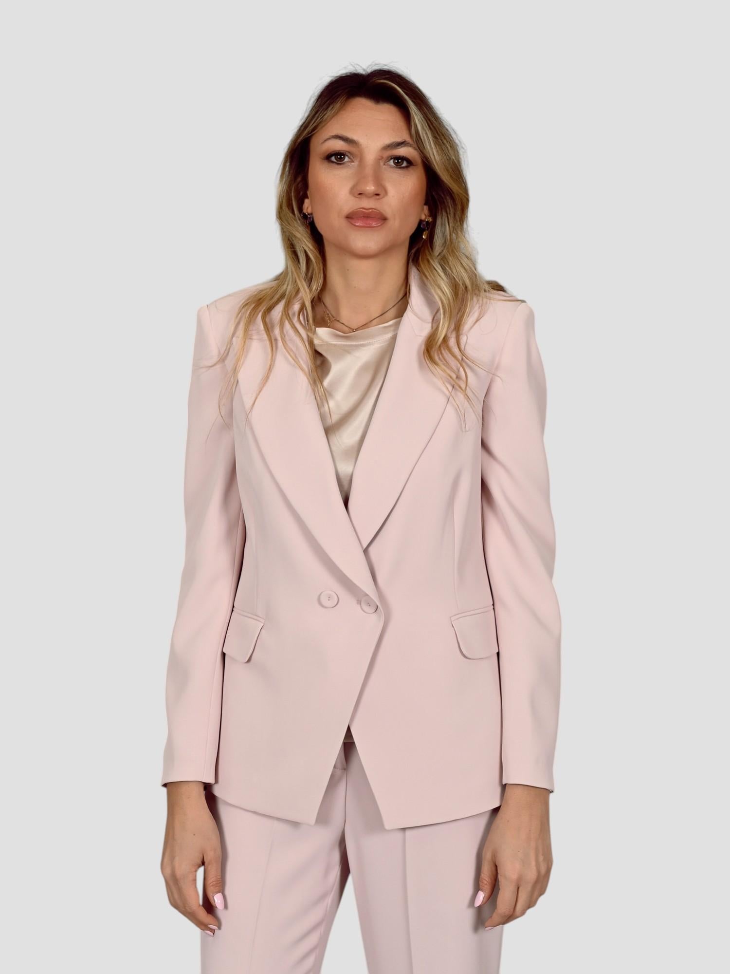 Blazer rosa antico AN31159 crepe AN31159U308 ROSA ANTICO ANITIE' 