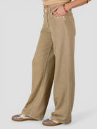 Pantalone sabbia ANNA 2410 wide leg ANNA 2410C0184 T0003 SIVIGLIA 