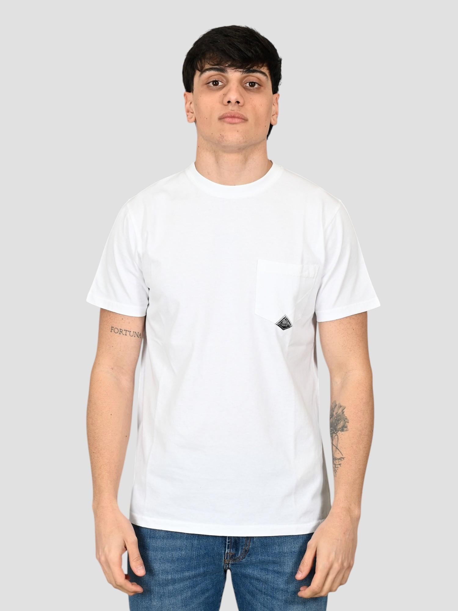 T-shirt optic white POCKET MAN POCKET MAN OPTIC WHITE ROY ROGER'S 