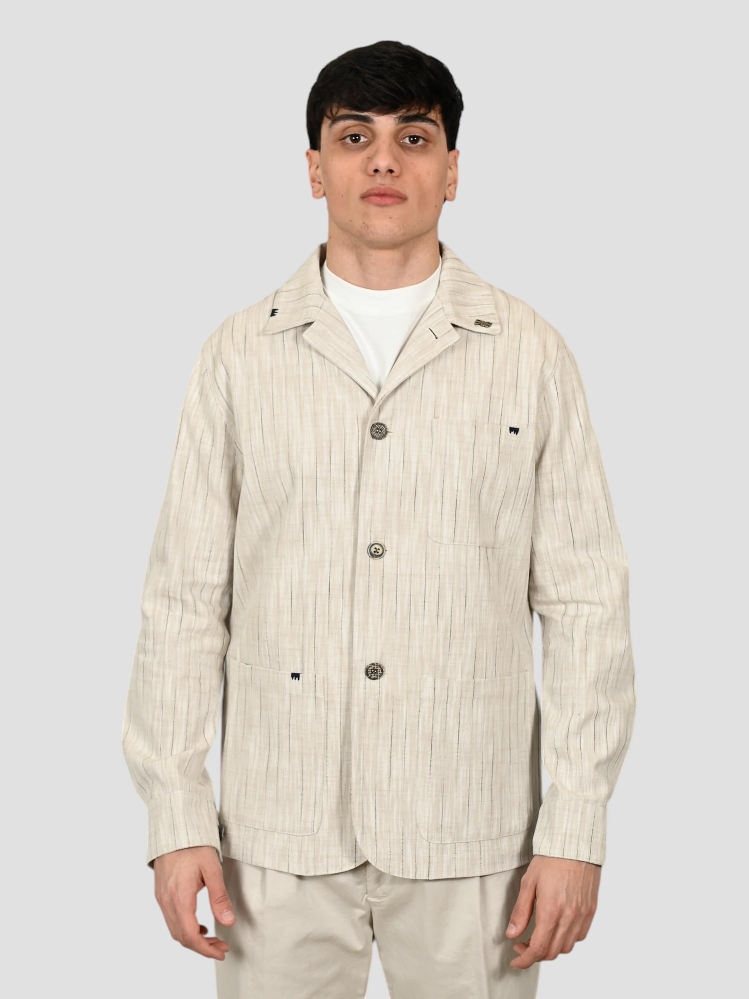 Giacca sabbia JONES 565 rigata JONES565 SABBIA BOB 