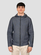 Giubbino blu MILLS 560 lino MILLS560 BLU BOB 