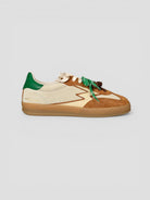 Sneakers CLUB PATCHWORK sand and cognac CL264 PATCHWORK MOACONCEPT 