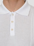 Polo bianco ottico WO 0876 WO 0876 900 WOOL & CO. 