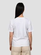 T-shirt morbida WW31161 bianca con ciondoli WW31161 BIANCO WHITE WISE 