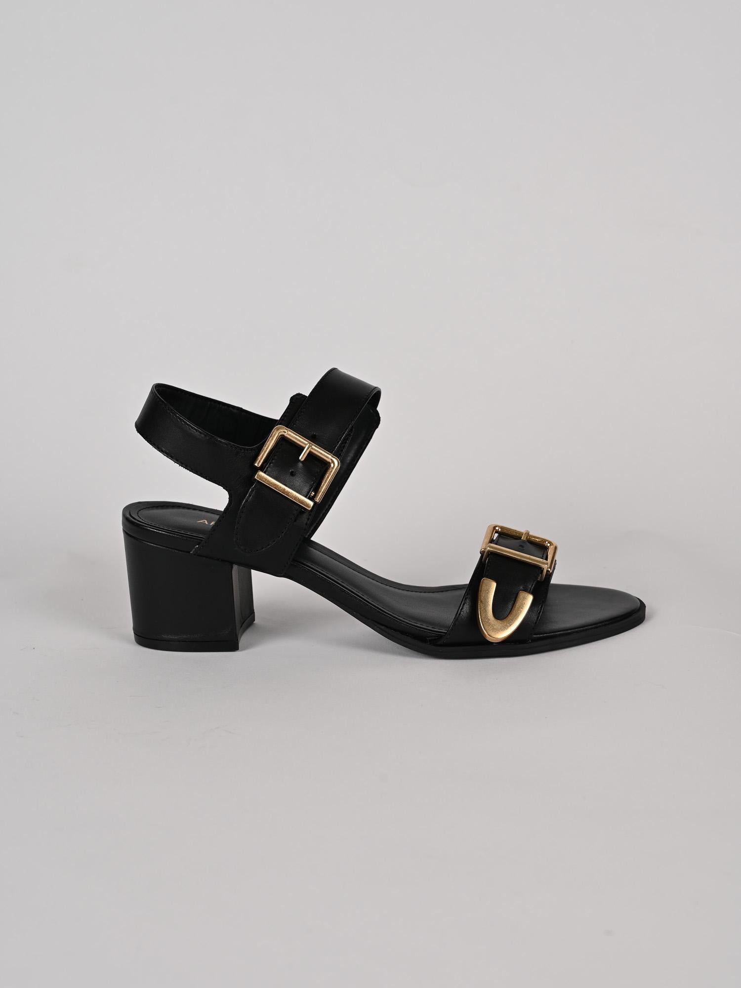 Sandalo donna nero in pelle A13517000 20002 AREZZO 