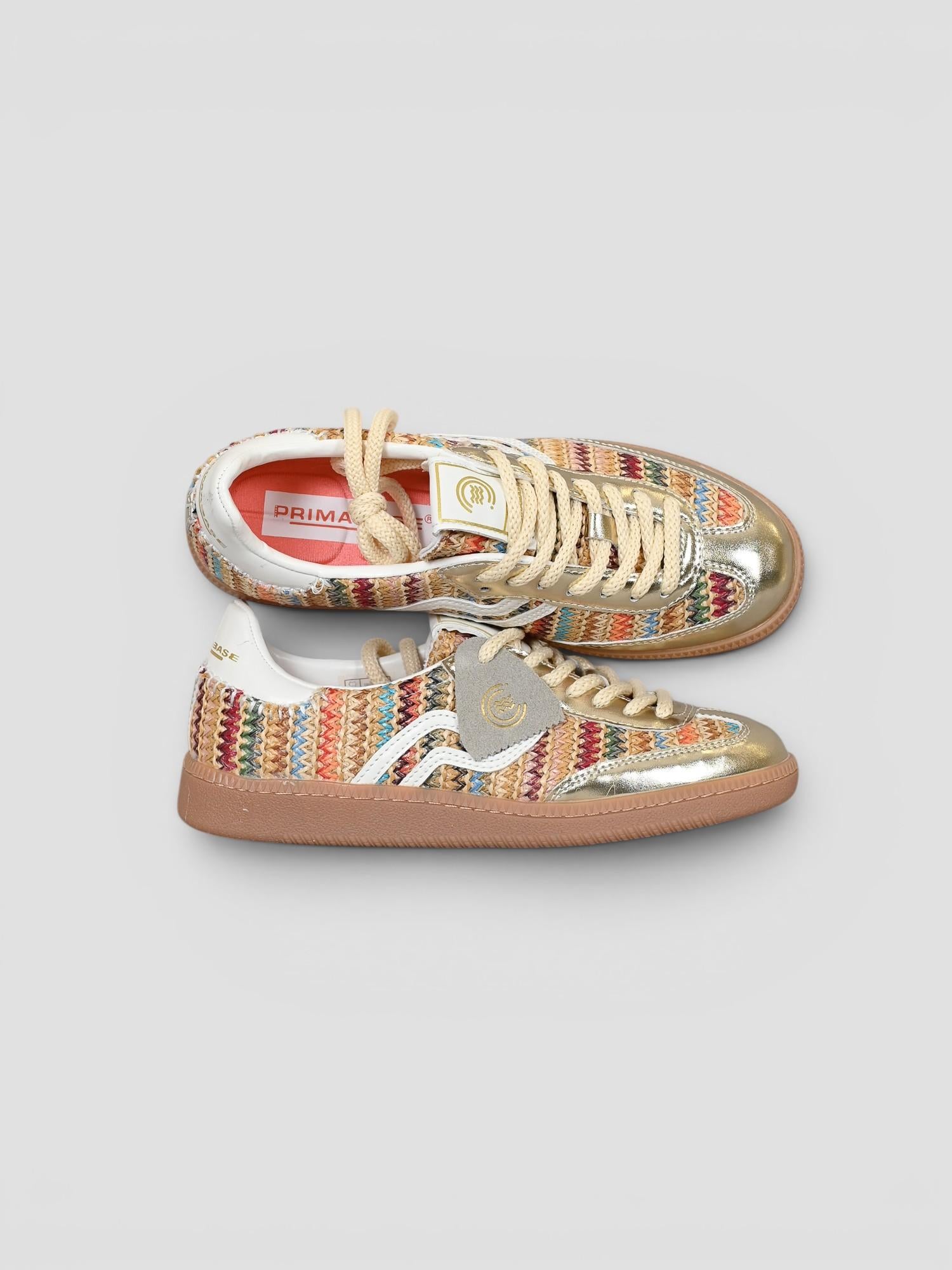Sneakers raimbow 51563 031 raffia pelle 51563 031 PRIMABASE 