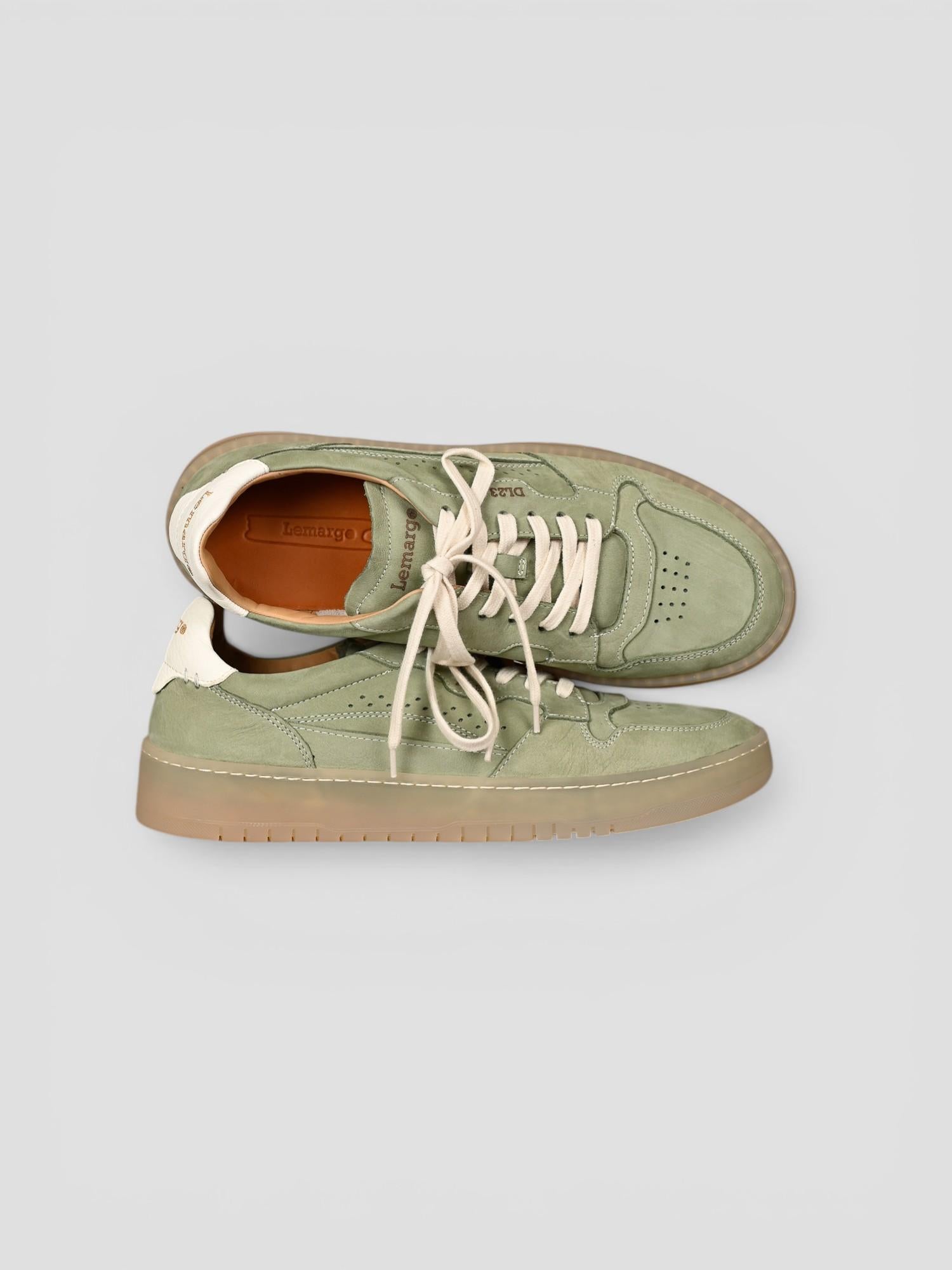 Sneakers nabuk HB01C JANNIK green HB01C NABUK GREEN LEMARGO 