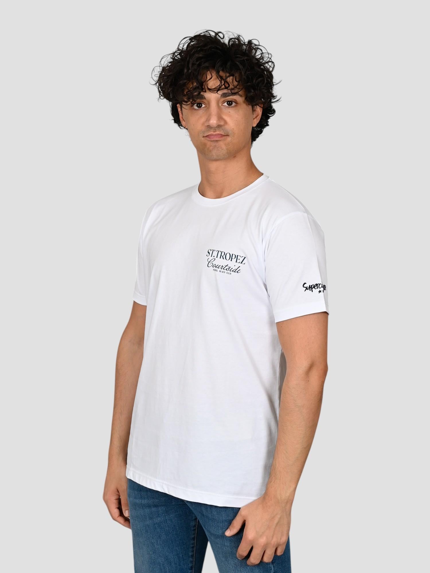 T-shirt A1149 WHITE padel club A1149 WHITE SUPERCULTURE CLOTHING 