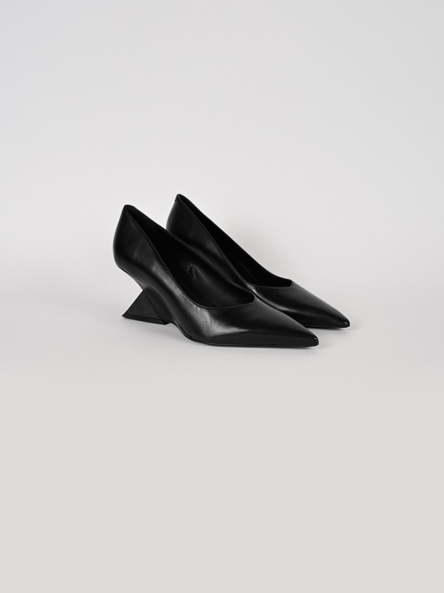 Décolleté donna nero tacco sculpture S222010001 BLACK SCHUTZ 