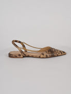 Slingback donna animalier in pelle A13029009 50003 AREZZO 