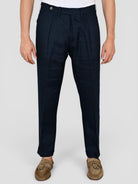 Pantalone blu GABRIEL LINO pence sartoriale GABRIELT95 BLU VANDOM 