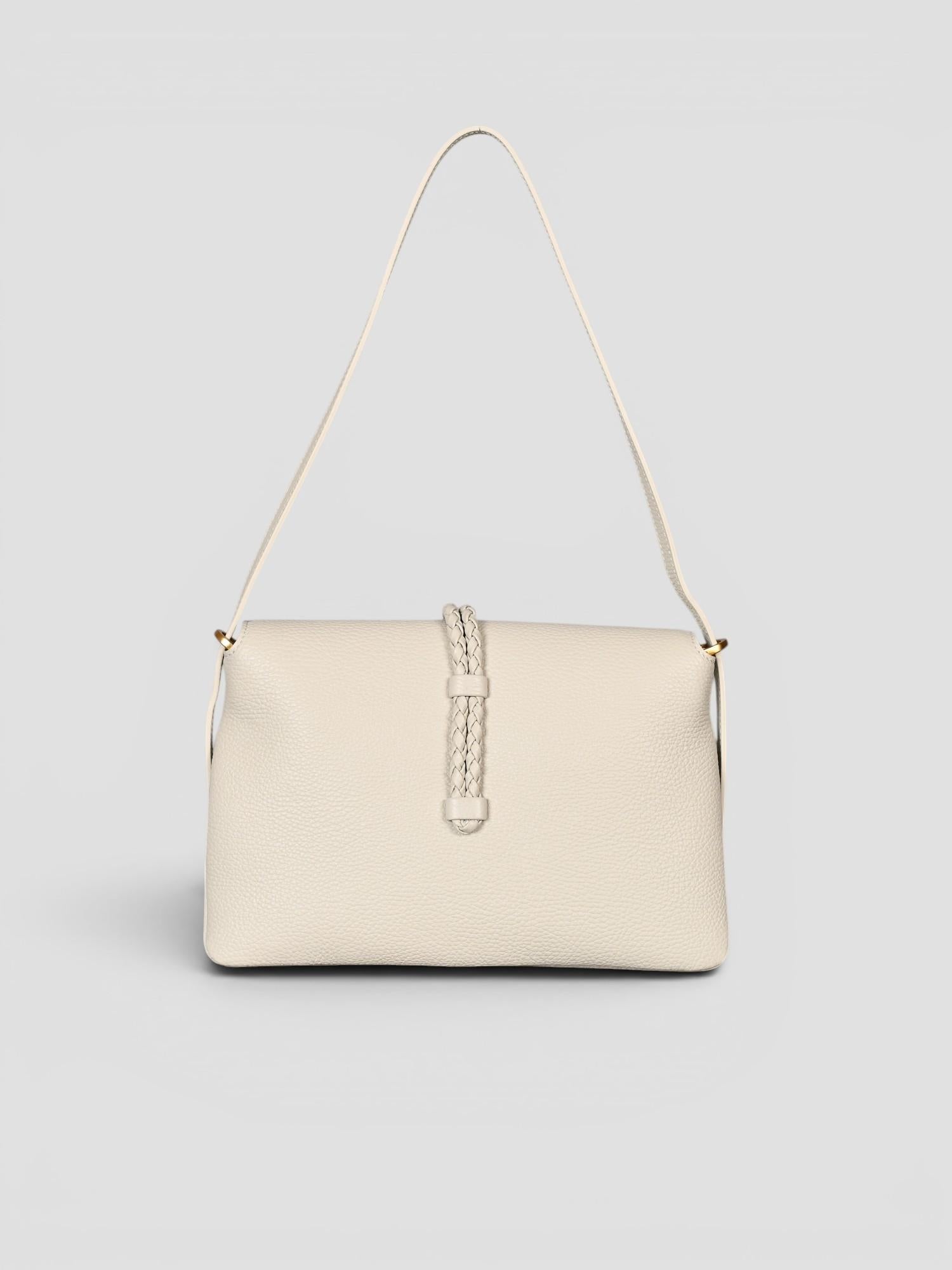 Small shoulder BAUDELAIRE LEATHER IVORY N61-BS-10 IVORY NO:RAE 