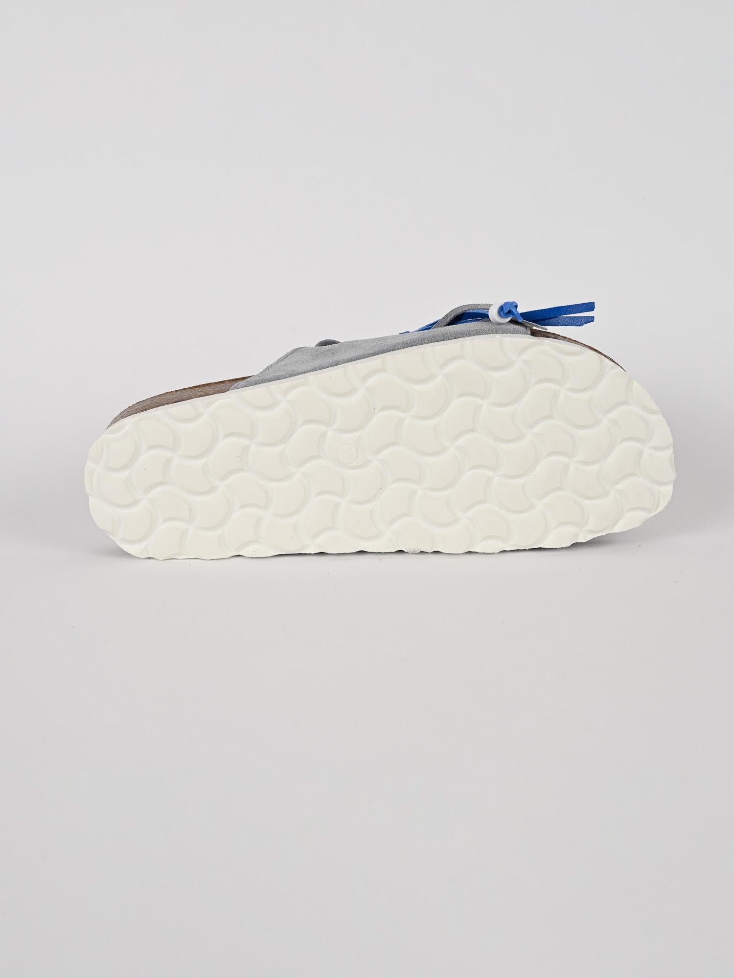 Ciabatta frange MAITE PASTEL suede denim MAITE PASTEL DENIM LAGOA 