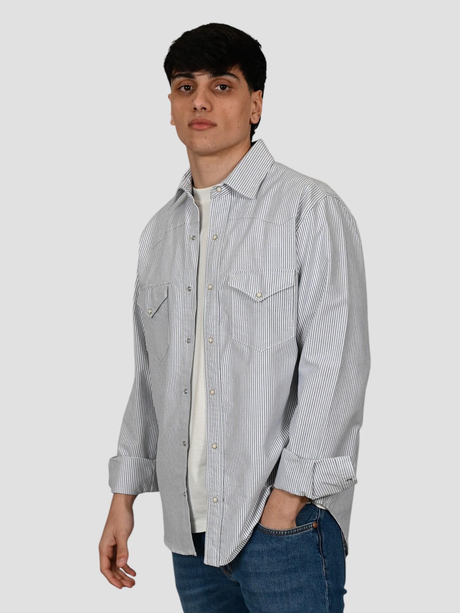 Camicia striped WESTERN OXFORD flagstaff WESTERN OXFORD STRIPED MILITARY CHESAPEAKE'S 