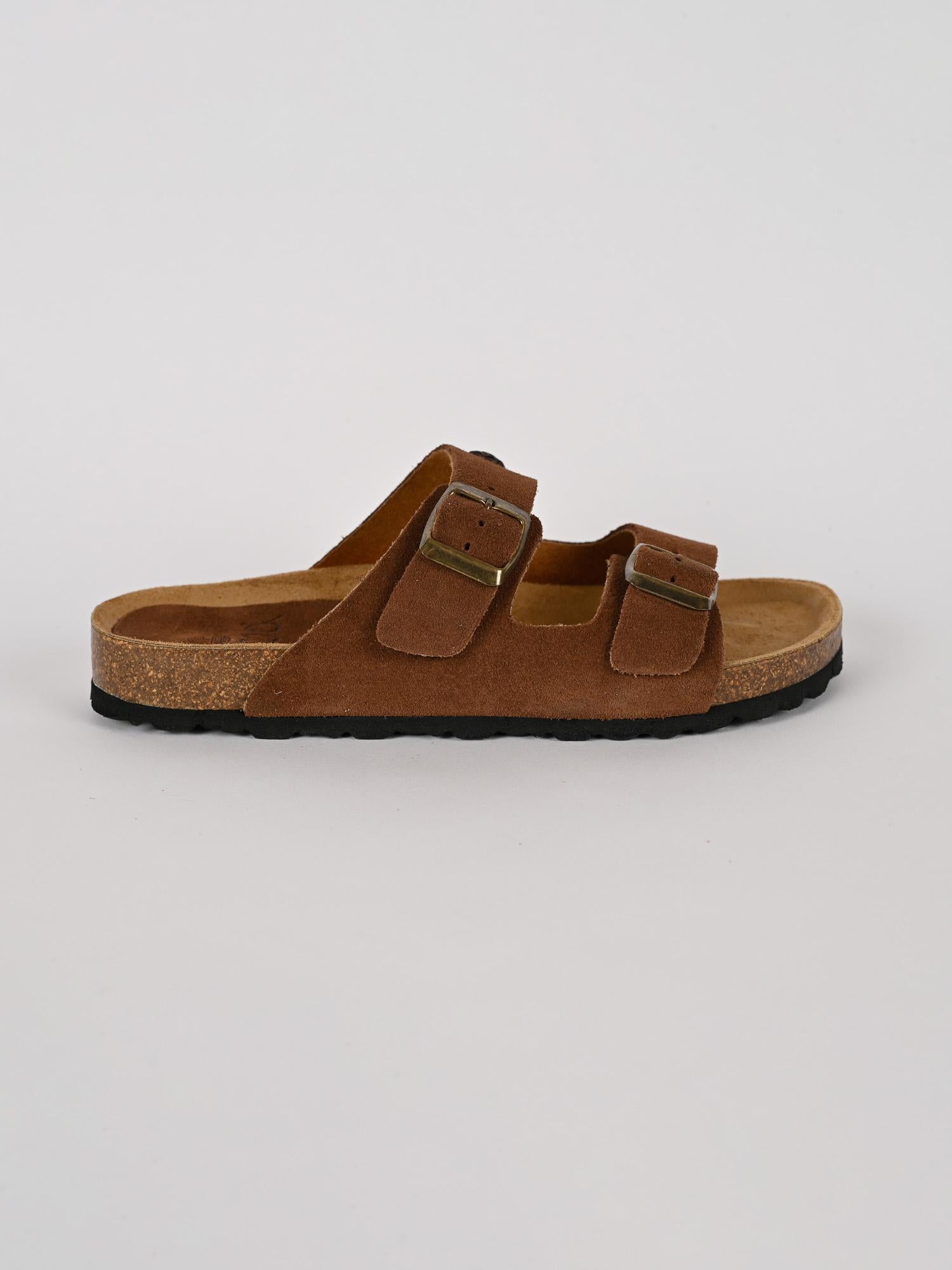 Sandalo donna JURERE suede castagna JURERÈ 186 CASTAGNA LAGOA 