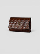 Clutch artigianale in pelle stampa cocco moro POCHETTE COCCO ALBERTO LUTI 
