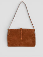 Big shoulder BAUDELAIRE SUEDE tobacco N61-BG-11 SUEDE TOBACCO NO:RAE 