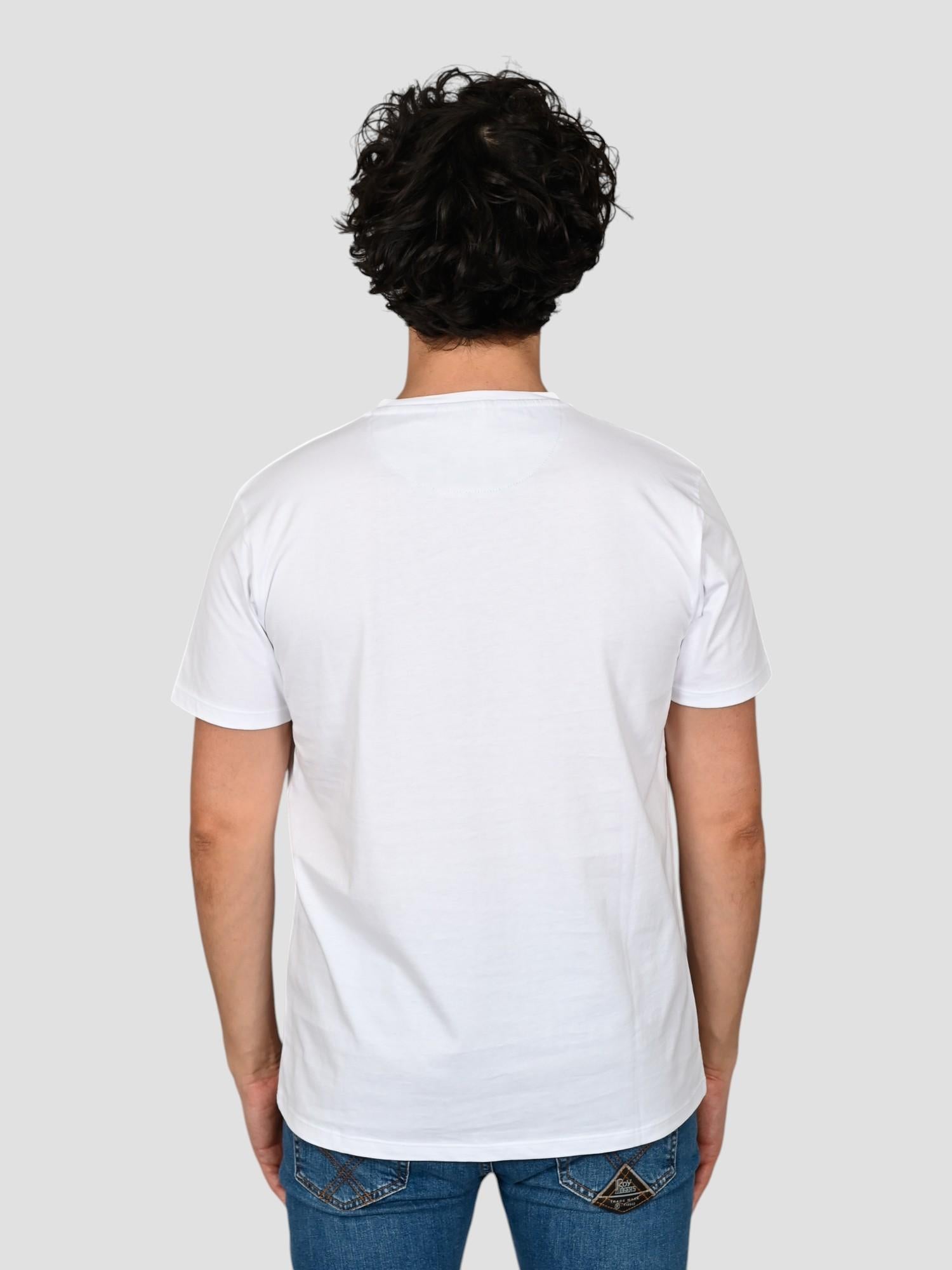 T-shirt A1041 WHITE taschino A1041 WHITE TASCH SUPERCULTURE CLOTHING 